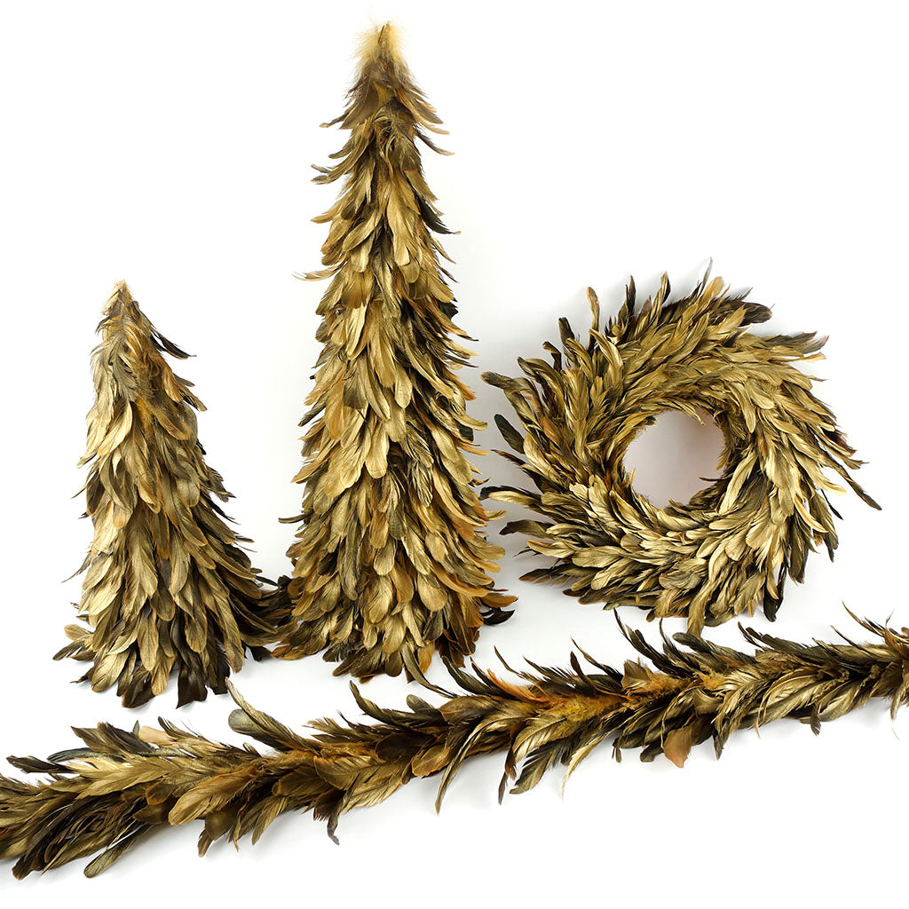Gold Feather Tree