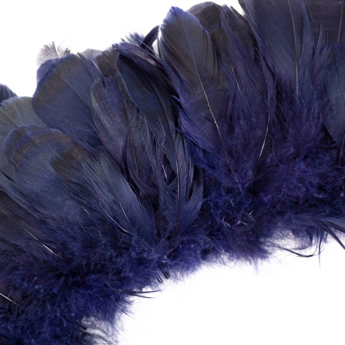 Goose Nagorie Dyed Feathers -Navy