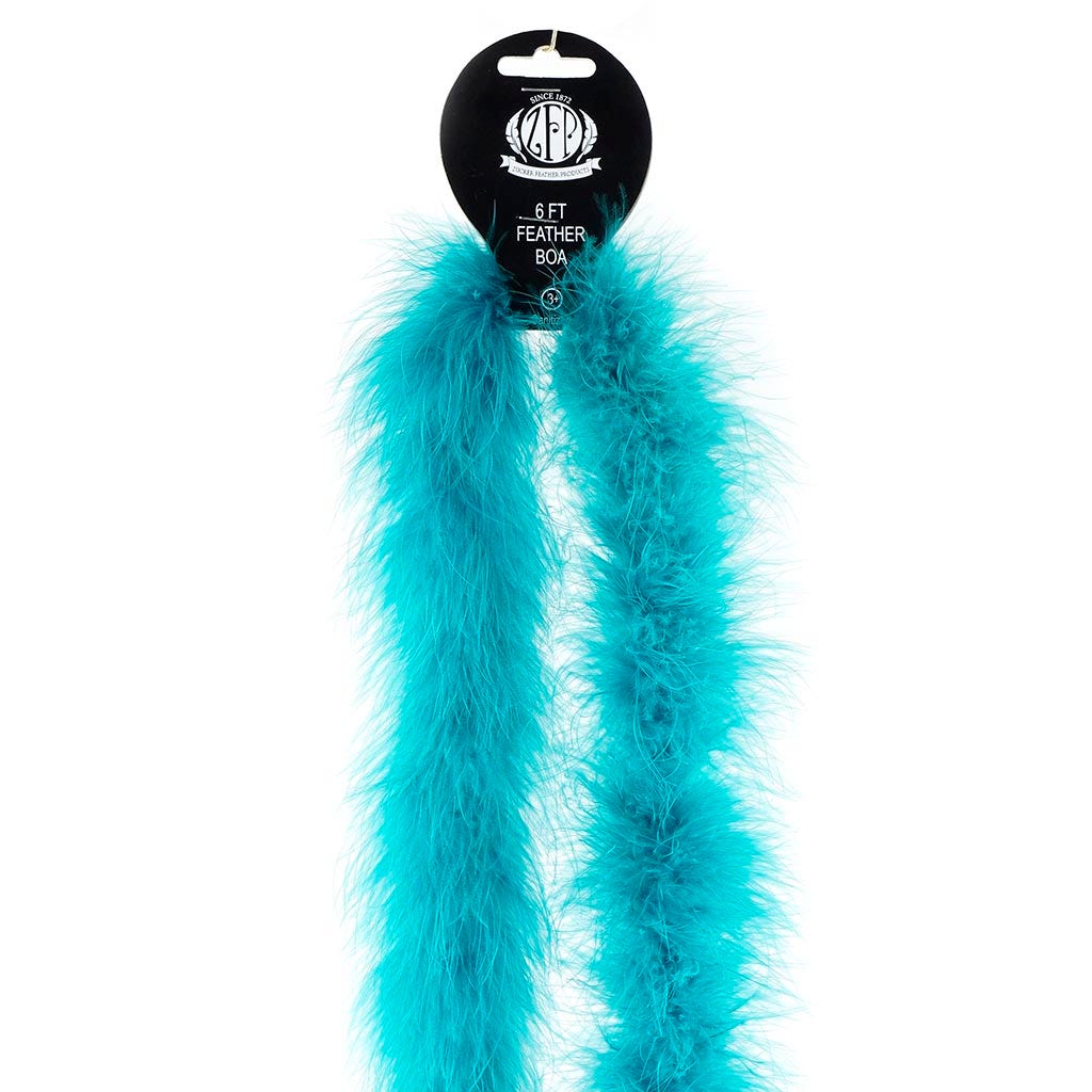 Marabou Feather Boa - Mediumweight - Dark Aqua