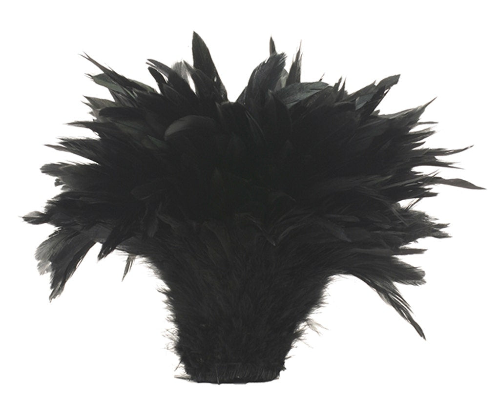 Rooster Schlappen-Half Bronze 1YD - Black