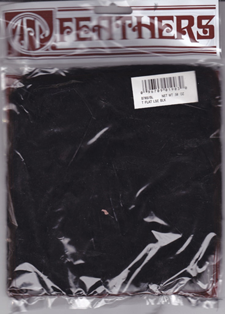 Loose Turkey Flats Dyed - Black