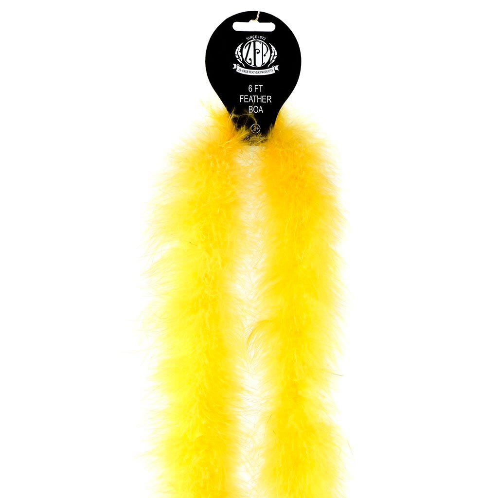 Full Marabou Feather Boa - Gold