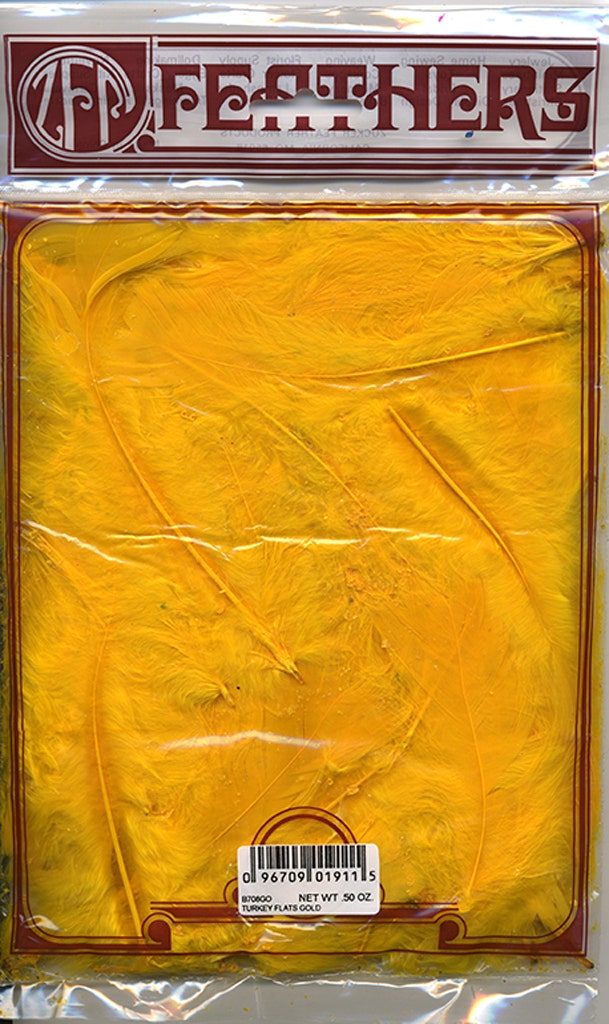 Loose Turkey Flats Dyed - Gold