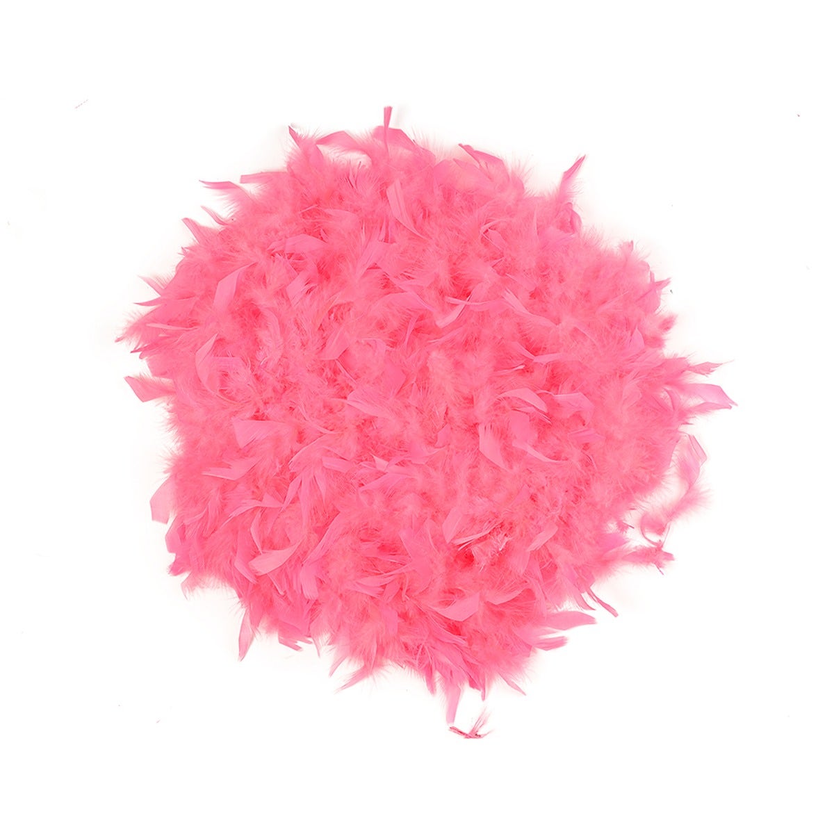 Chandelle Feather Boa - Heavyweight - Pink Orient