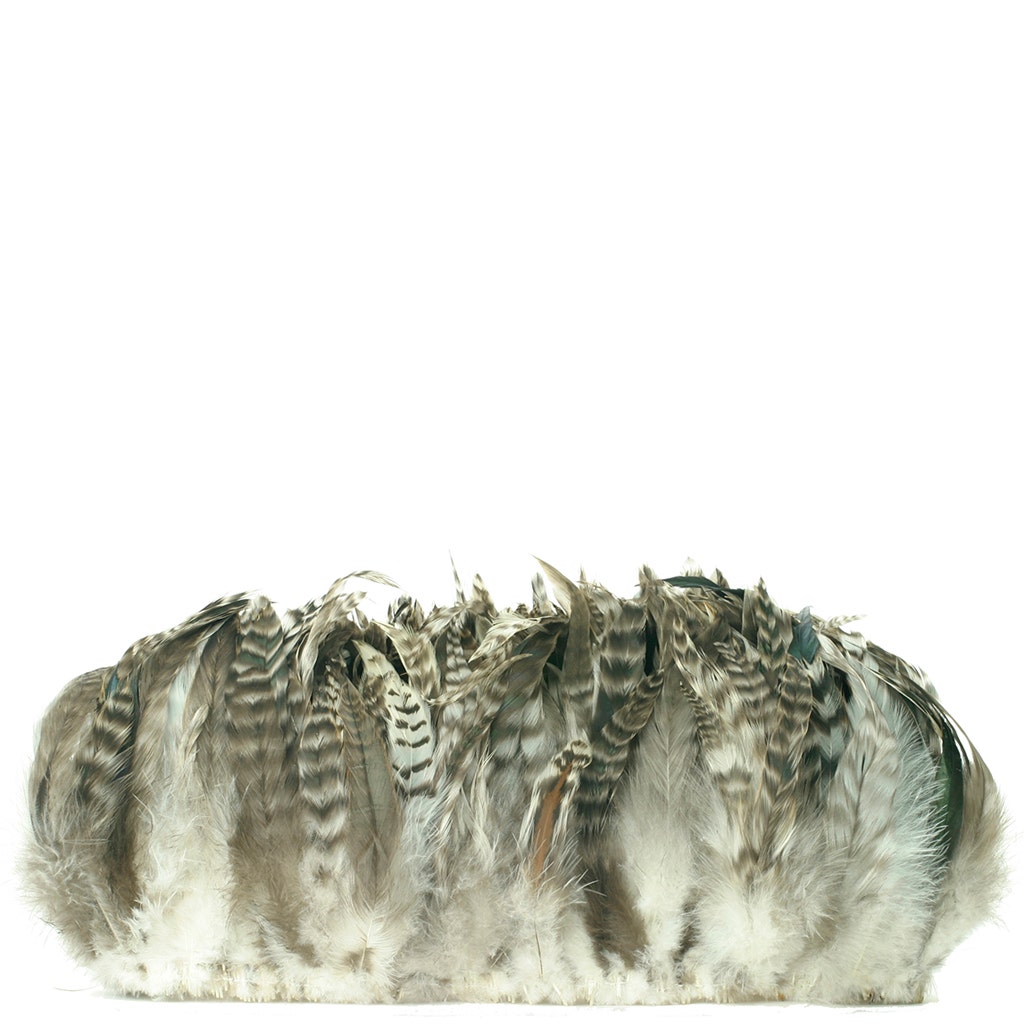 Rooster Schlappen-Grey Chinchilla - 6 - 8"