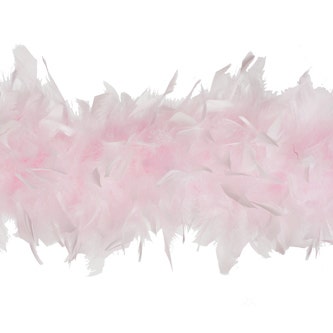 Chandelle Feather Boa - Heavyweight - Light Pink