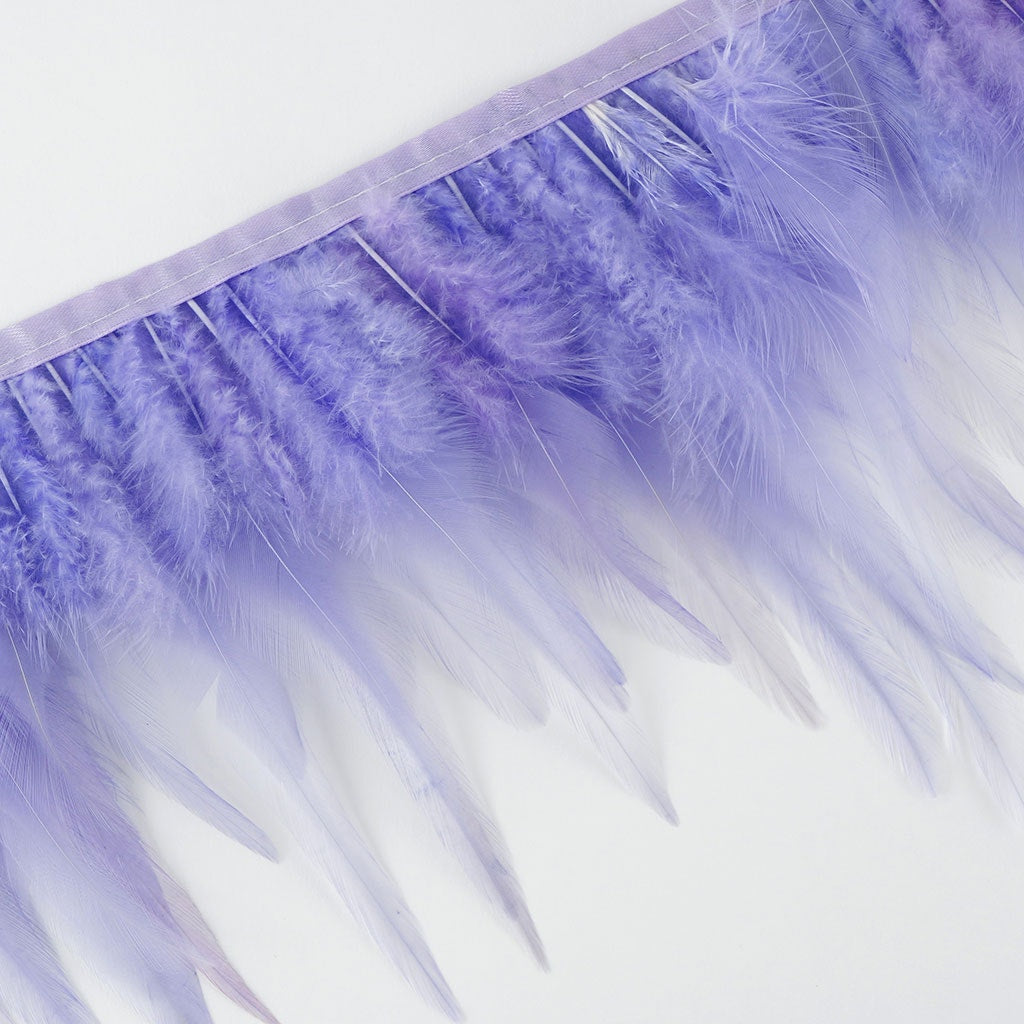 Saddle Fringe Dyed Lavender