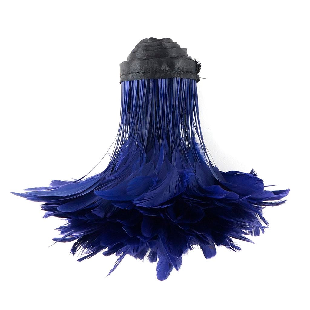 Stripped Bleached Coque Fringe - Regal