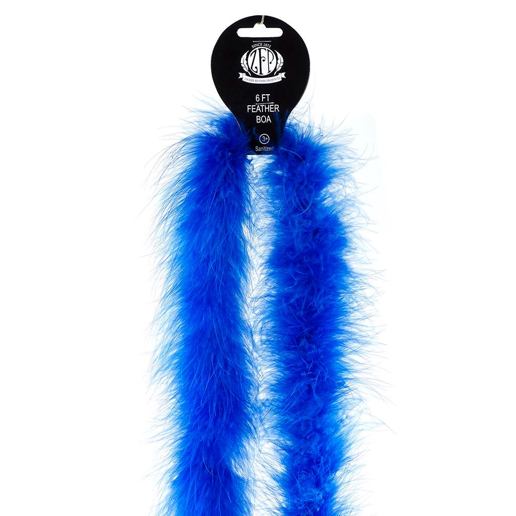 Marabou Feather Boa - Mediumweight - Royal