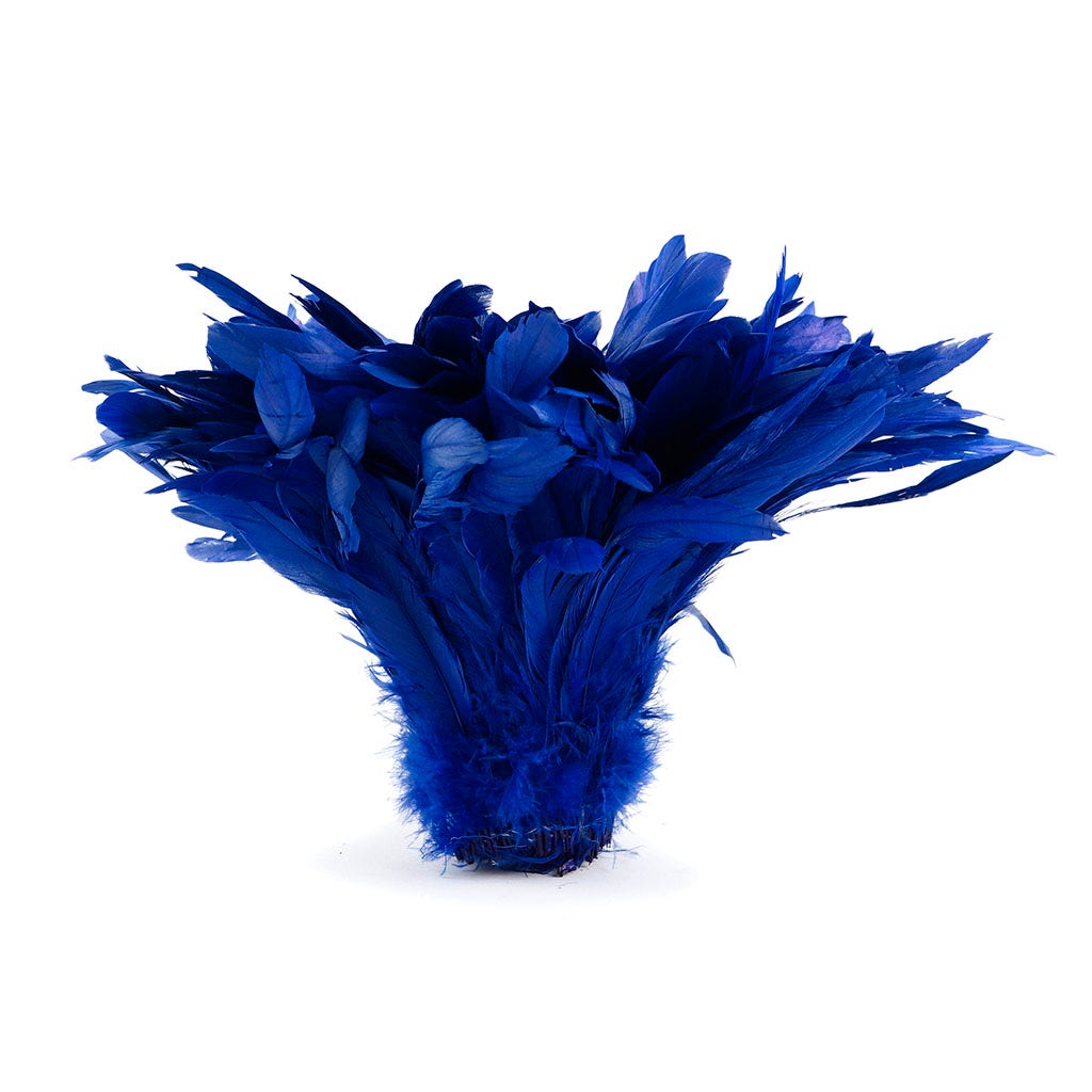 Rooster Coque Tails-Bleach-Dyed - Royal