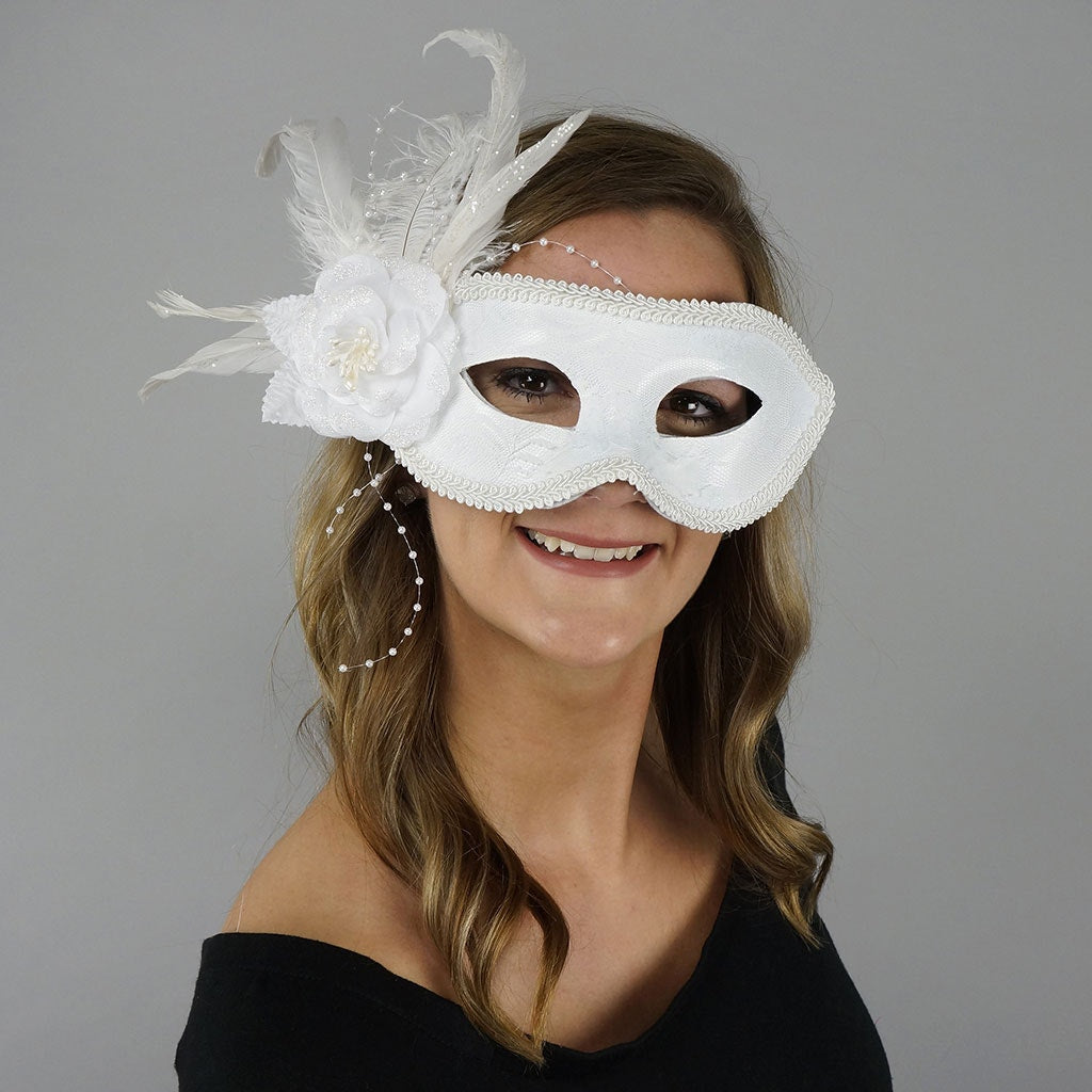 White Feather Mask