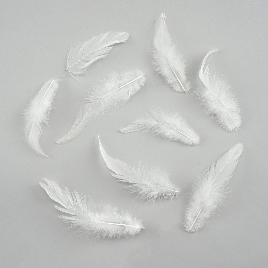 Rooster Saddles-White-Dyed - White