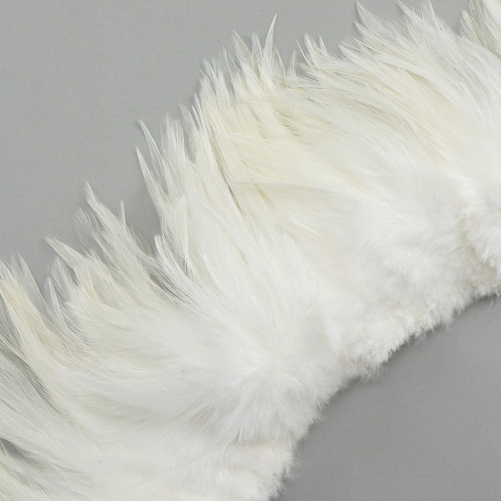 Rooster Saddles-White-Dyed - White