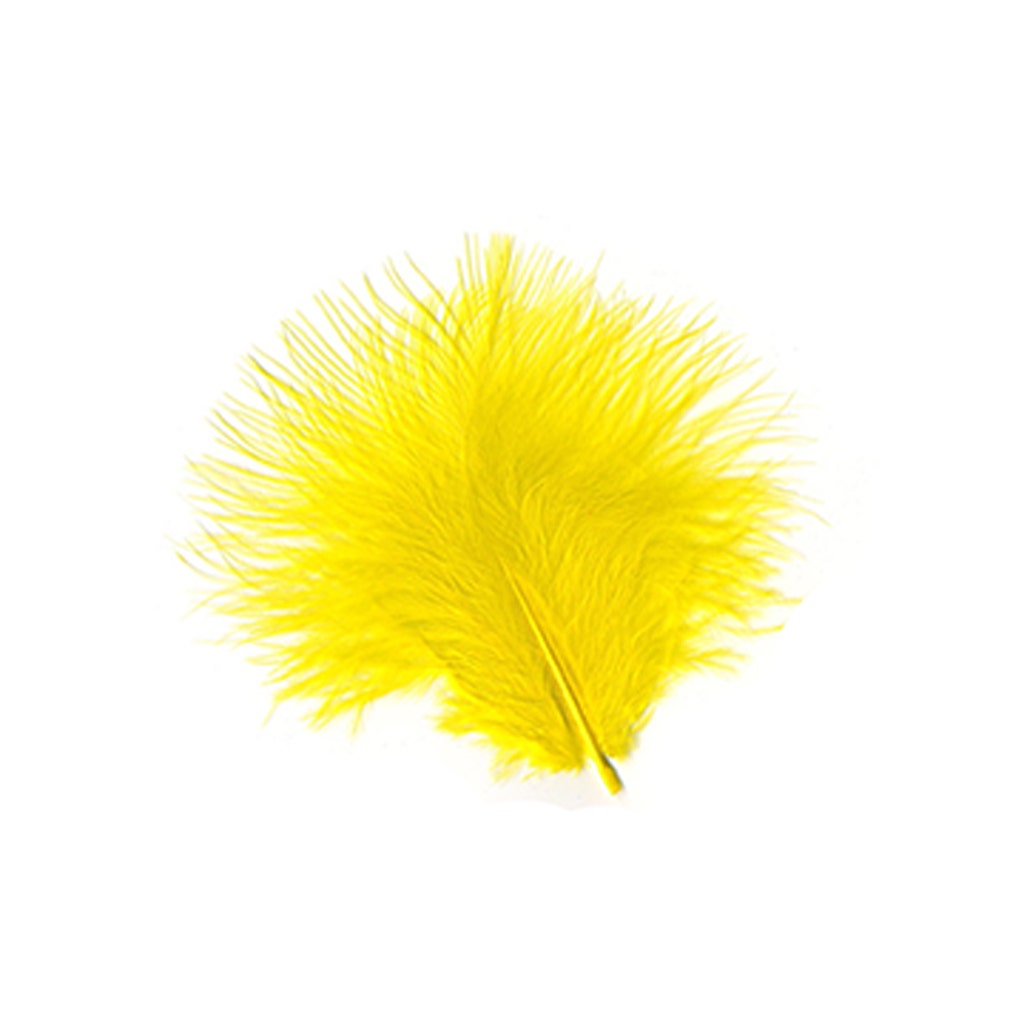 Turkey Marabou Dyed - Yellow