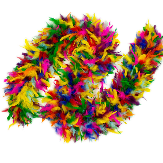 Chandelle Boa - Heavy Weight  - Multi Color - Rainbow Bright
