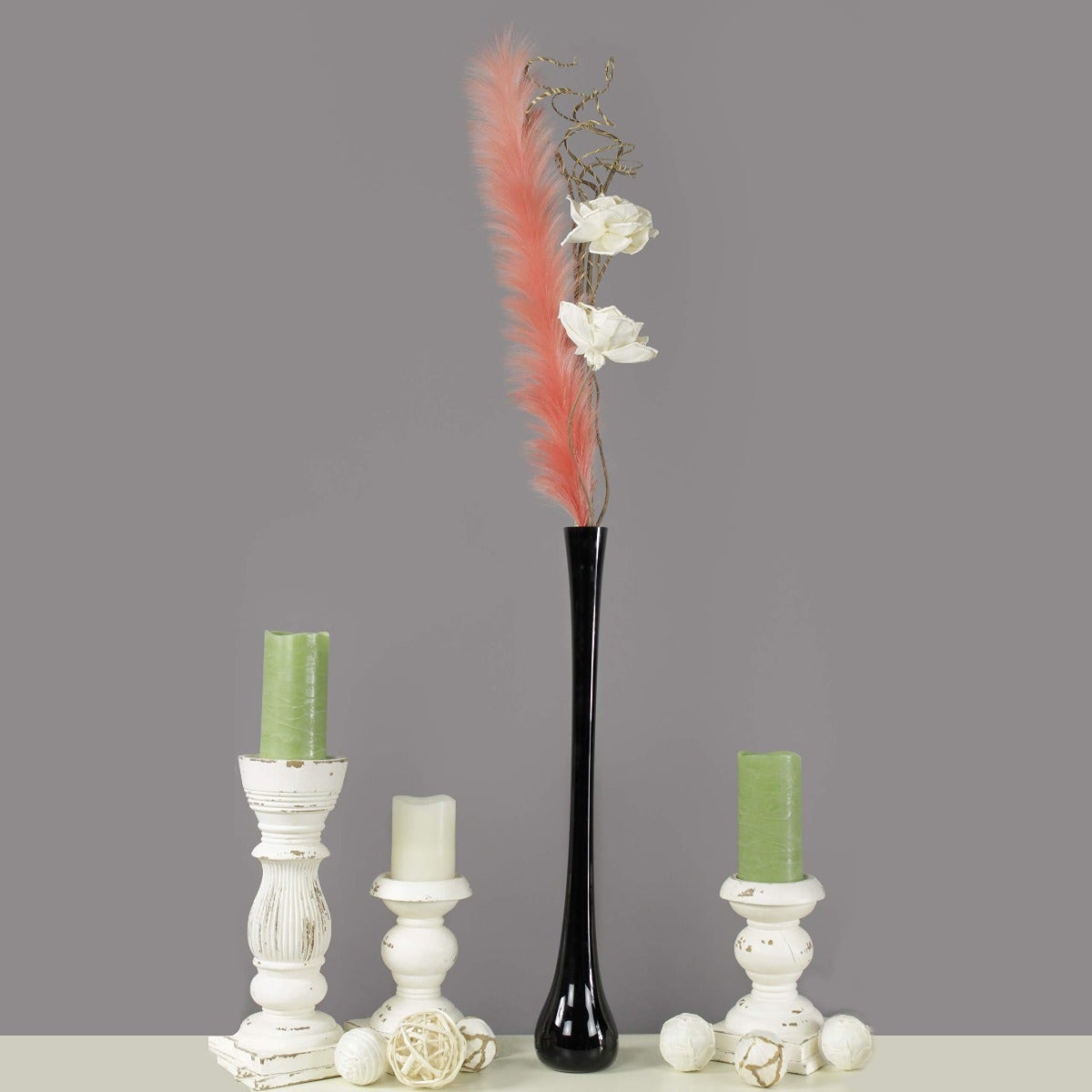 1 Piece Faux Ostrich Stem 40-42" - Met Gala Potpourri