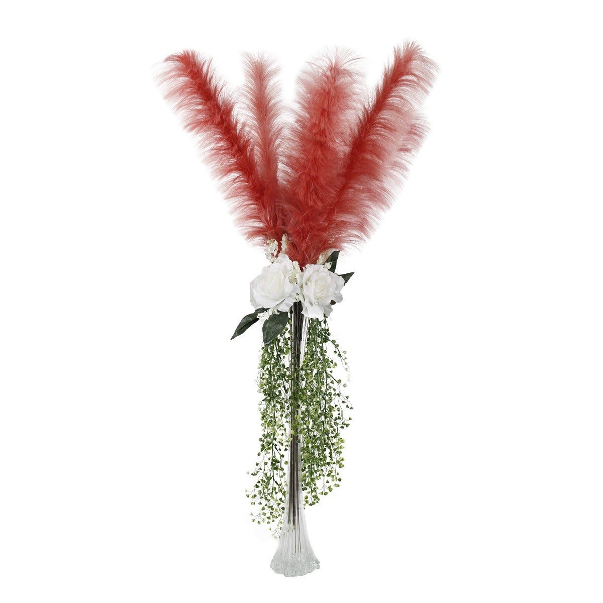1 Piece Faux Ostrich Stem 40-42" - Met Gala Potpourri