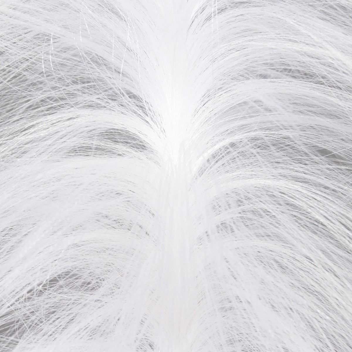 1 Piece Faux Ostrich Stem 40-42" - White