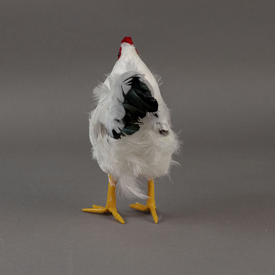 White and Black Hen Farmhouse Decor