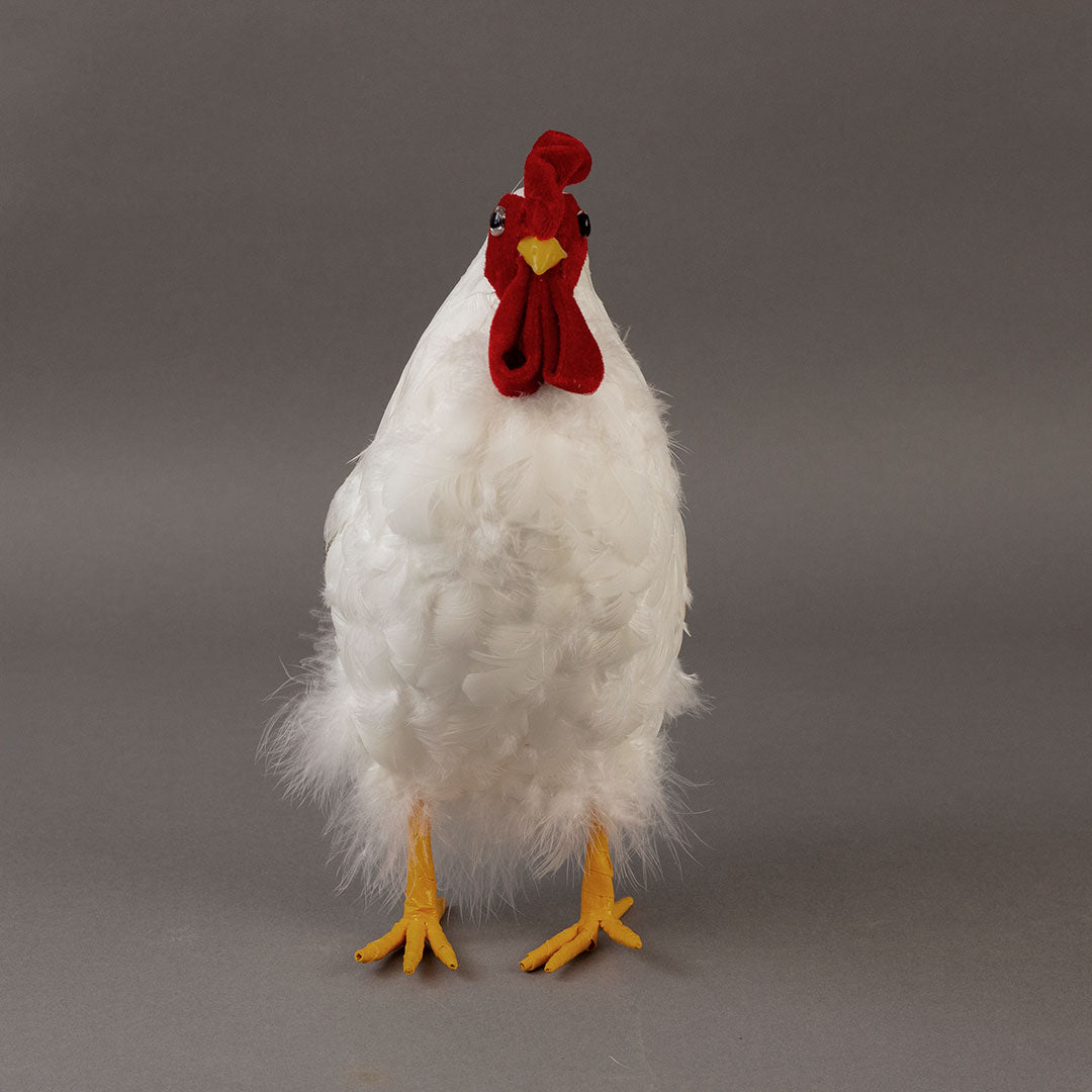 White and Black Hen Farmhouse Decor