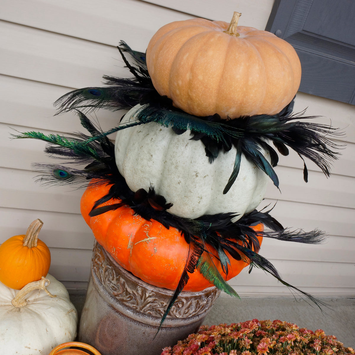 Black Feather Garland