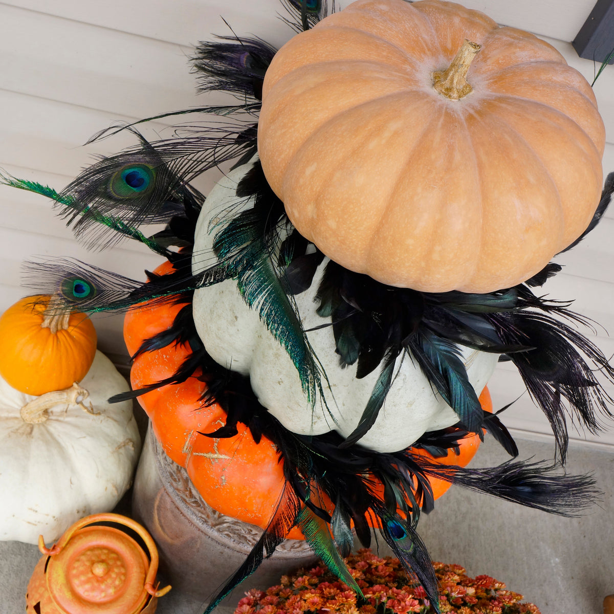 Black Feather Garland