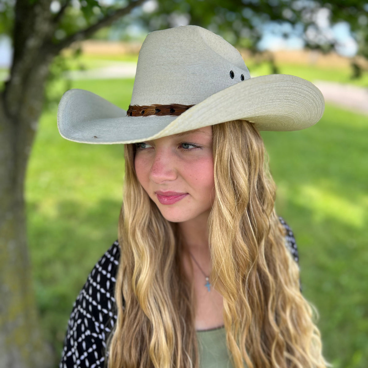 Natural Pheasant Feather Hat Band