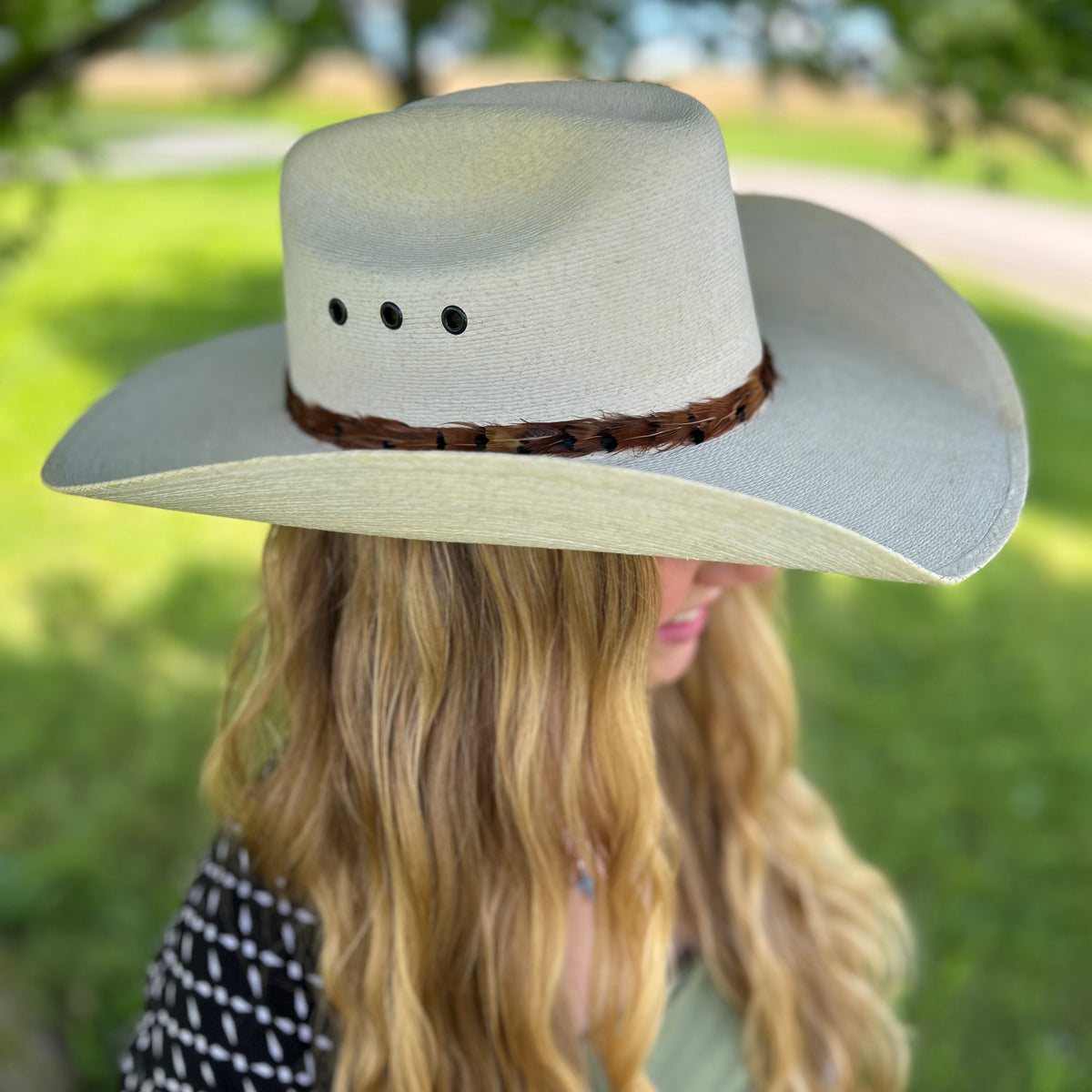 Natural Pheasant Feather Hat Band