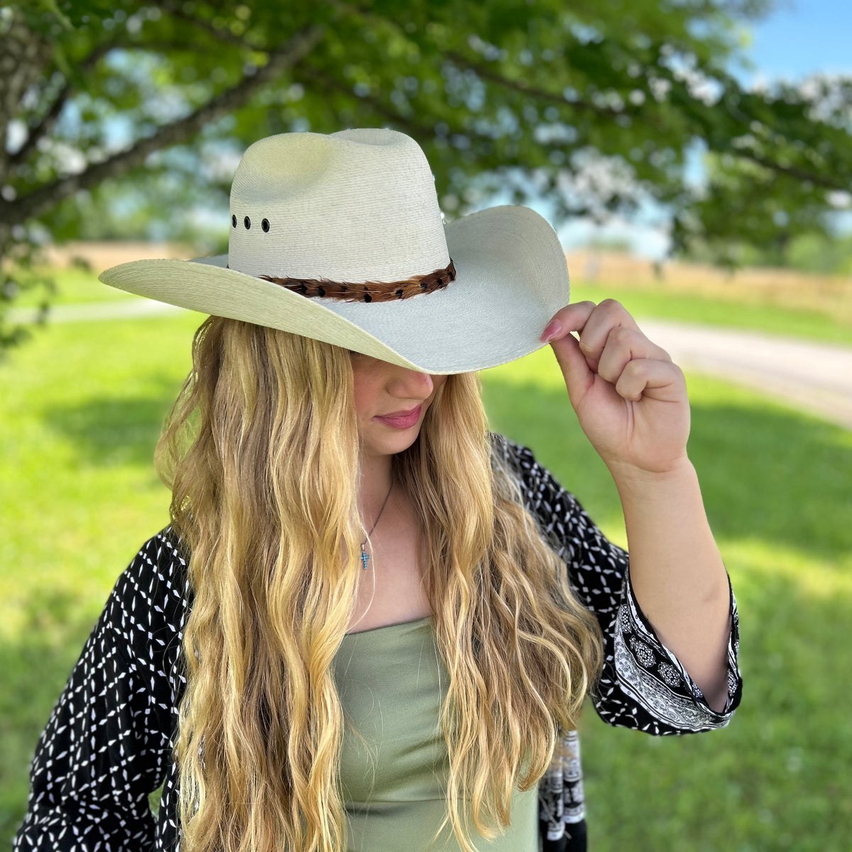 Natural Pheasant Feather Hat Band