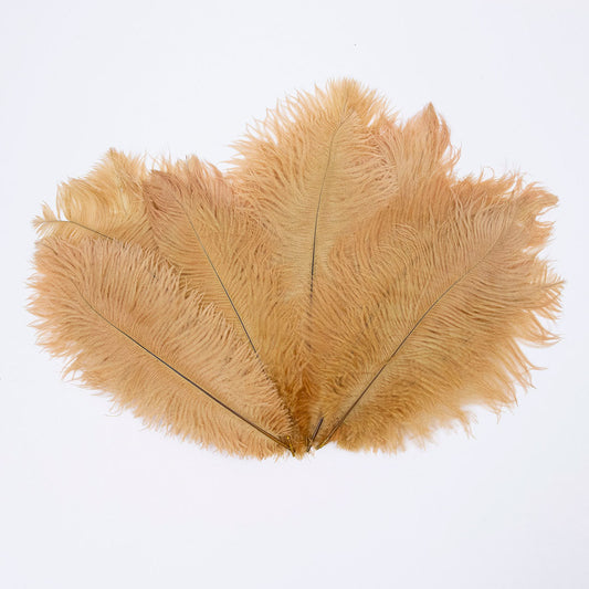 Ostrich Feathers 9-12" Drabs - Toasted Almond