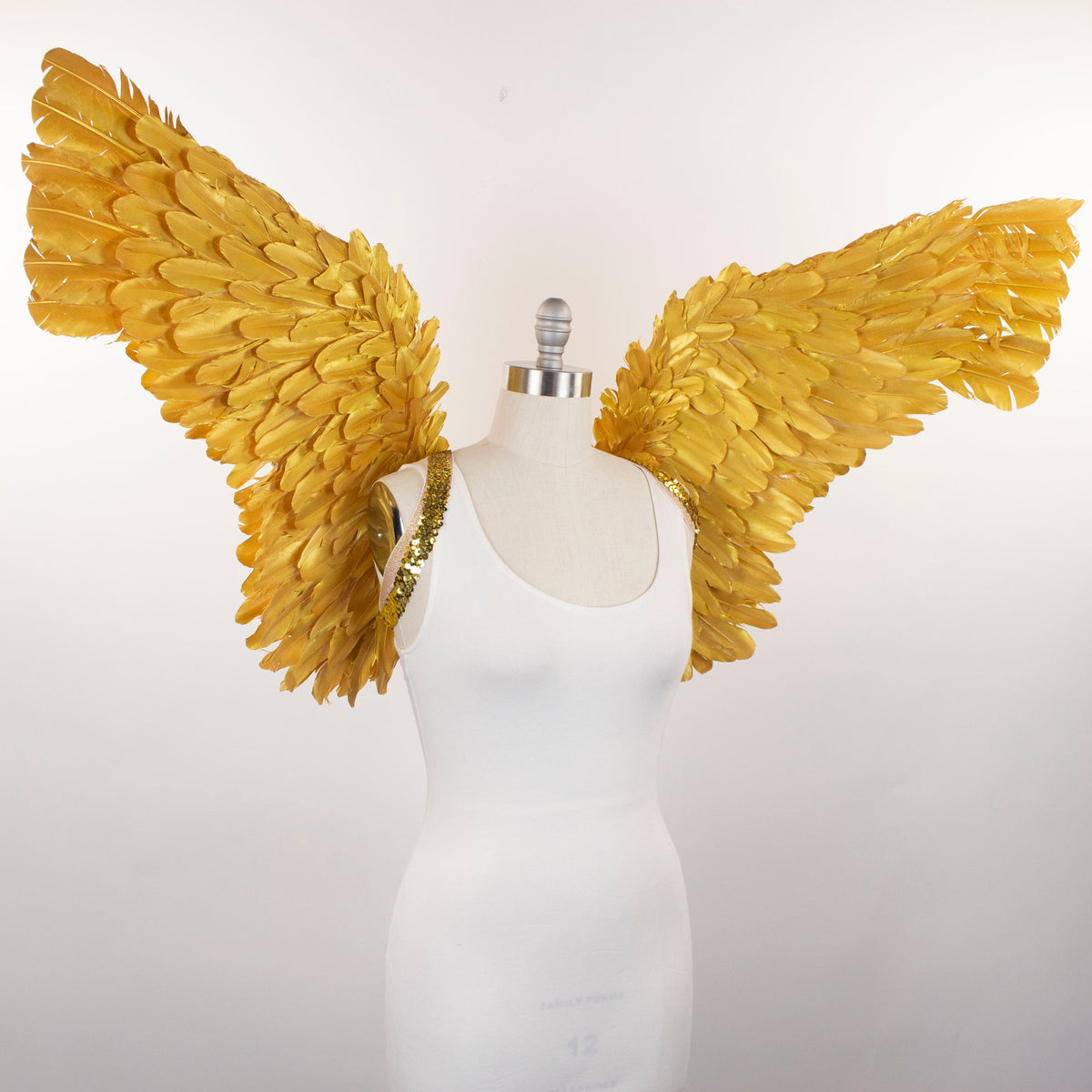 Giant Metallic Gold Wings