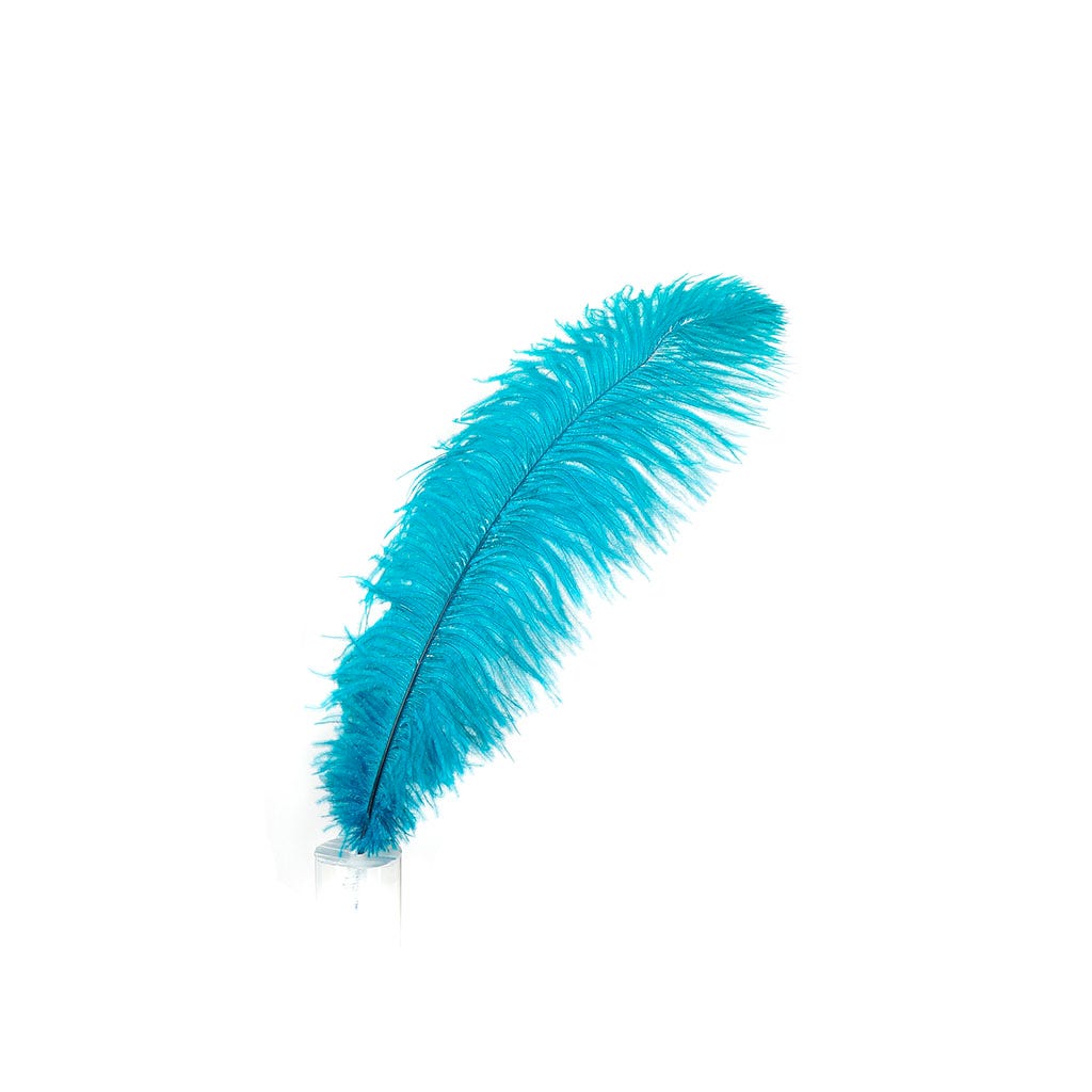 Large Ostrich Feathers - 17"+ Drabs - Dark Aqua