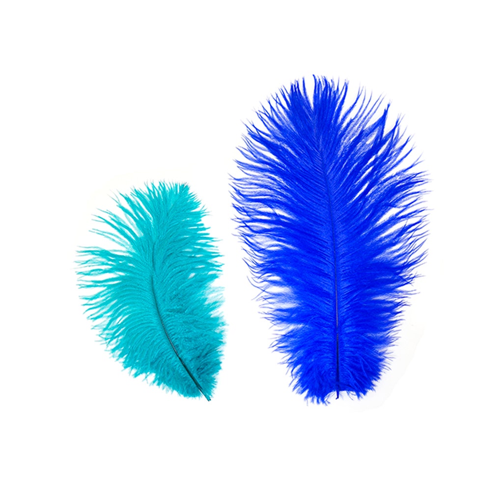 Ostrich Feathers 9-12" Drabs - Dark Aqua