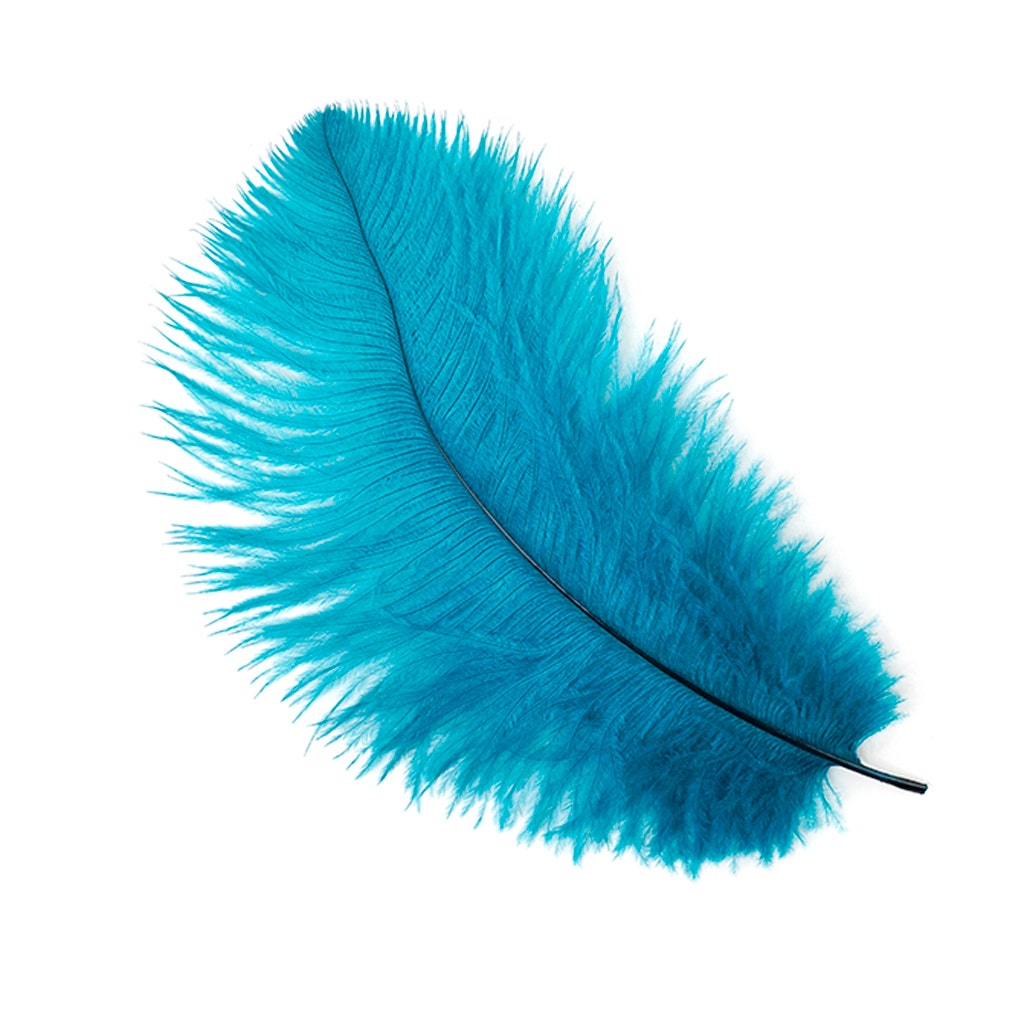 Ostrich Feathers 4-8" Drabs - Dark Aqua