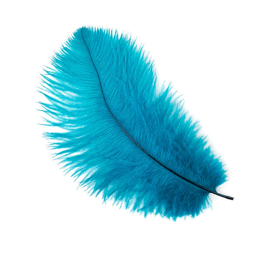 Ostrich Feathers 4-8" Drabs - Dark Aqua