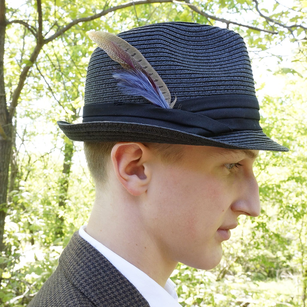 Pheasant-Hackle Feather Hat Trims