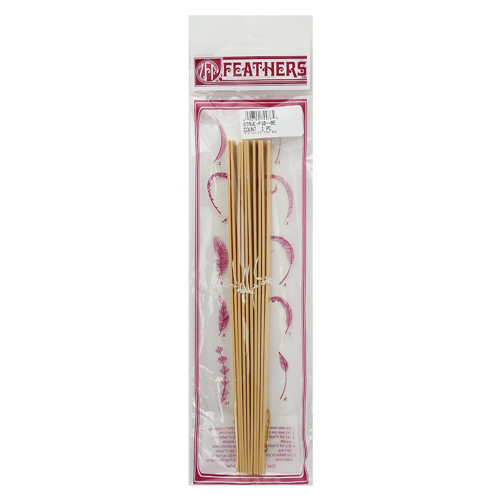 Plastic Fan Stave - Beige