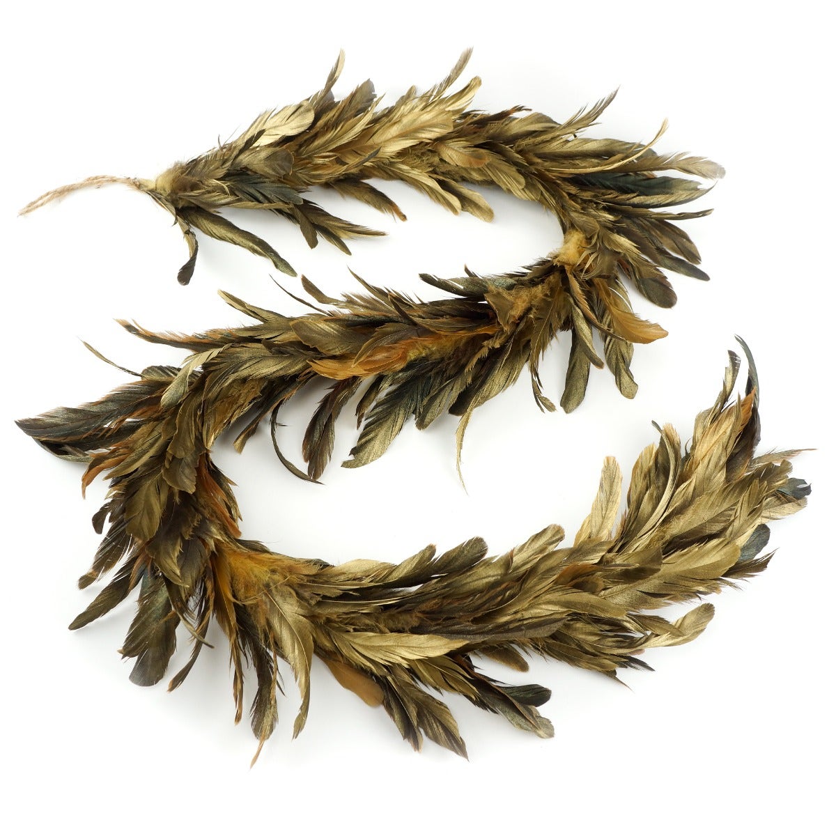 Metallic Gold Feather Garland - 50"