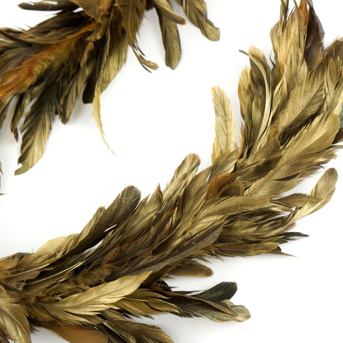 Metallic Gold Feather Garland - 50"