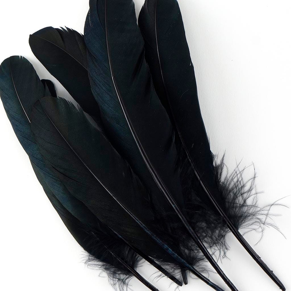 Loose Goose Favions Dyed Black Iridescent