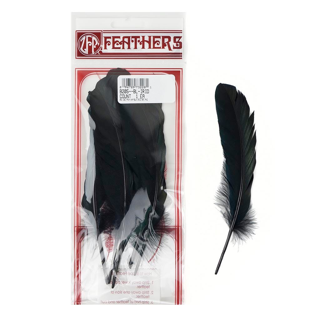Loose Goose Favions Dyed Black Iridescent