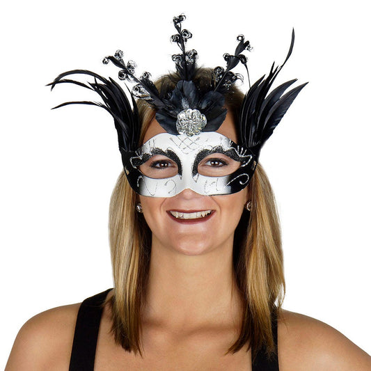 Black Queen of Hearts Mask