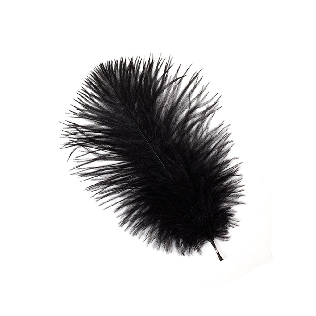 Ostrich Feathers 4-8" Drabs - Black