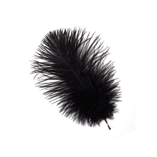Ostrich Feathers 4-8" Drabs - Black