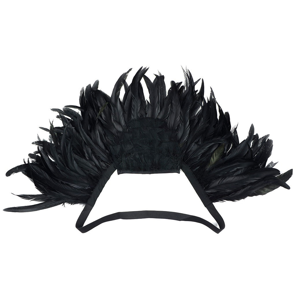 Feather Collar Black