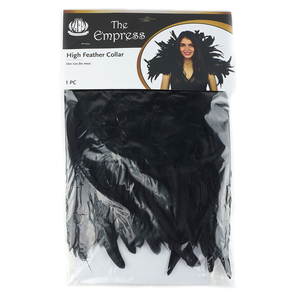 Feather Collar Black