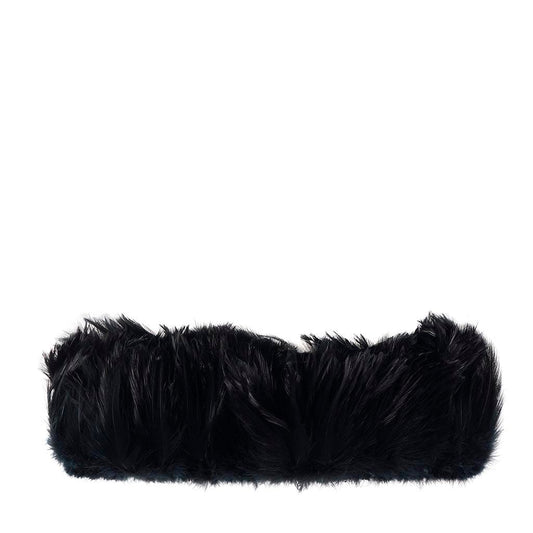 Bulk Rooster Hackle-White-Dyed - Black