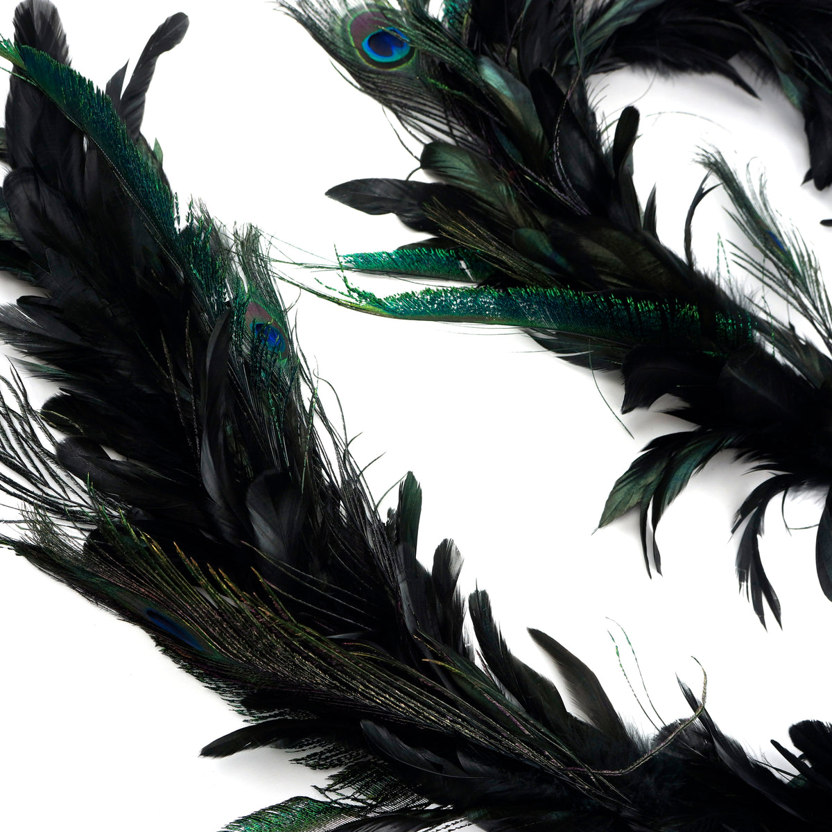 Black Feather Garland
