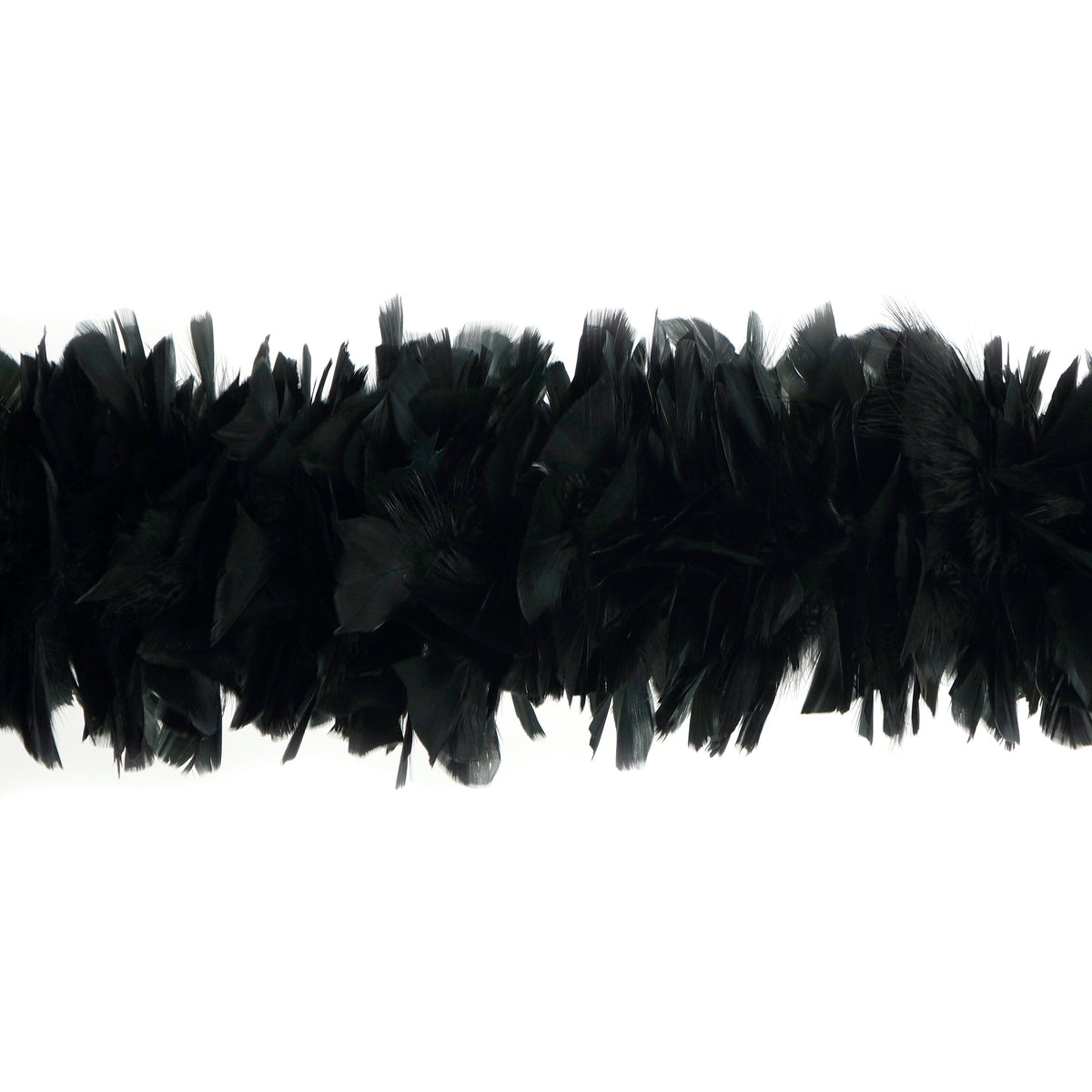 Turkey Feather Boa 6-8" - Black