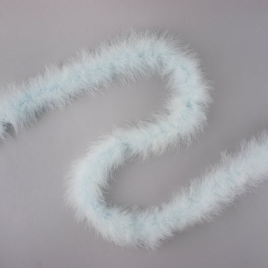 Full Marabou Feather Boa - Light Blue